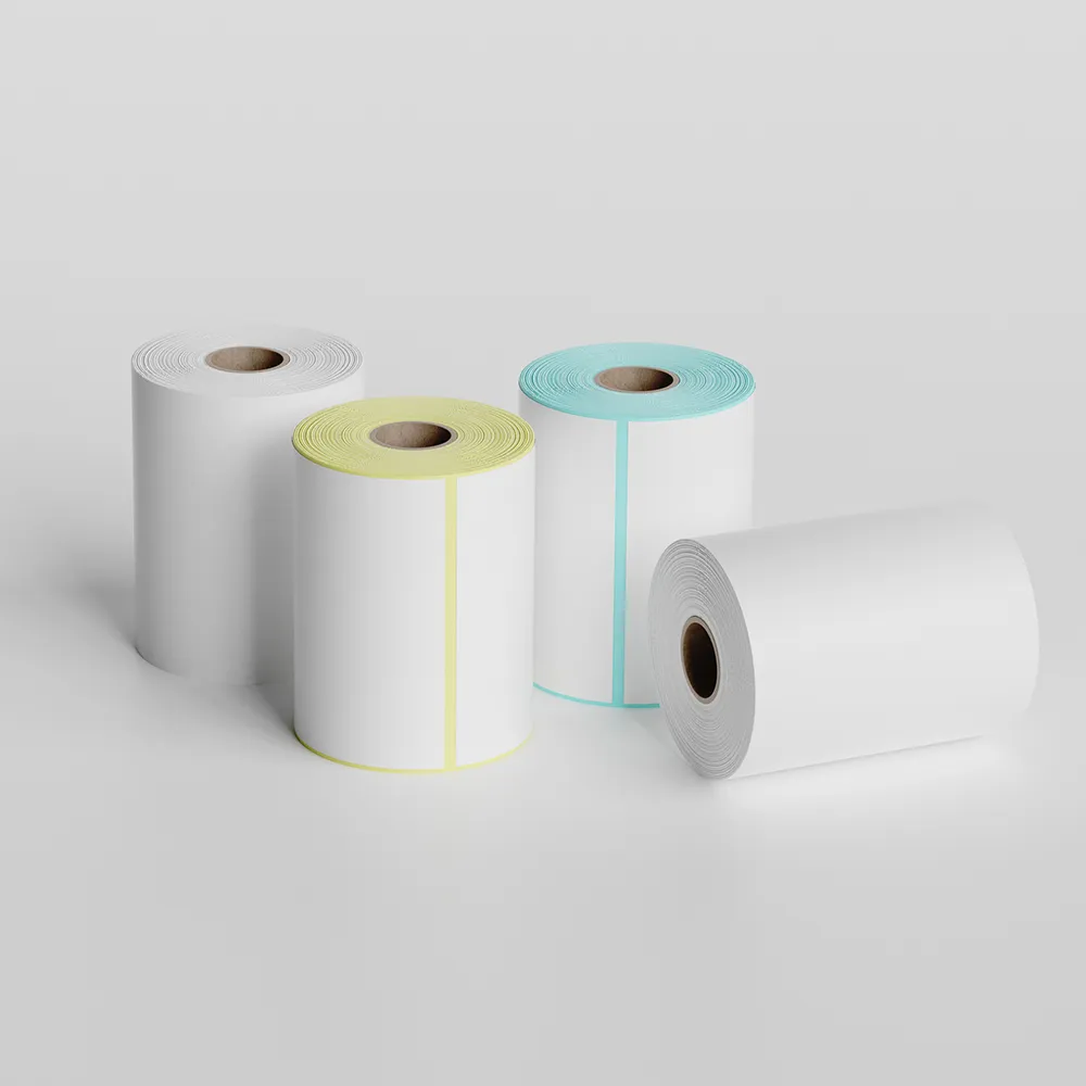 blank thermal transfer label rolls